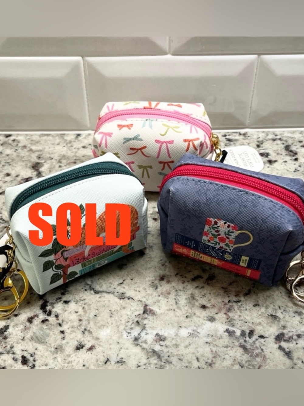 Studio Oh! Key Chain Pouch NWT - Your Choice of 1